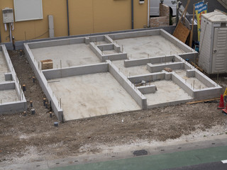 住宅新築現場