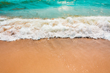 Sand Beach And Wave