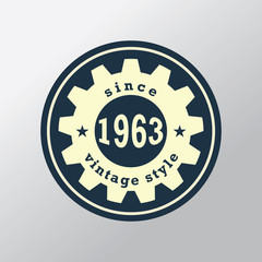 Vintage Retro Label. Vector design.