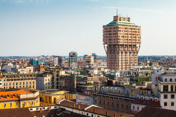 Fototapeta premium Milan skyline
