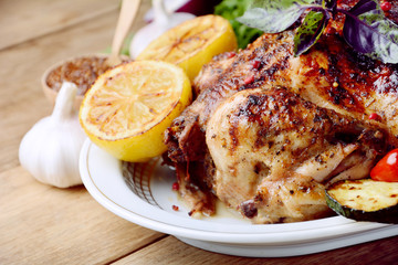 Baked tasty hot chicken