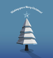 Christmas greeting message with illustrations