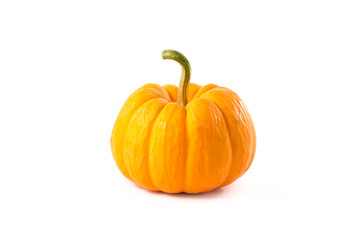 Small decorative orange pumpkin