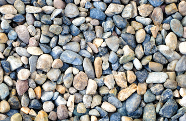 Natural Polished Pebble or Gravels Background