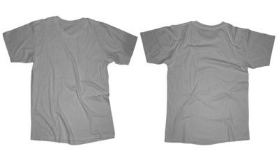 Grey T-Shirt Template