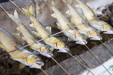 鮎の塩焼き