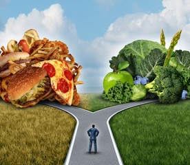 Diet Decision - obrazy, fototapety, plakaty