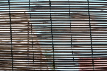 Thai art wooden background