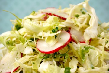 Fresh summer cole slaw