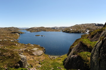 Obraz premium Plateau Hardangervidda, Norway