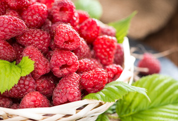 Healthy Raspberries