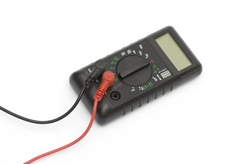 tester on the white background