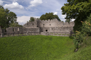 Fototapeta na wymiar Hukvaldy castle, Czech Republic