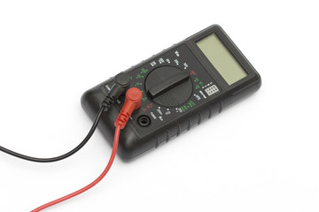 tester on the white background