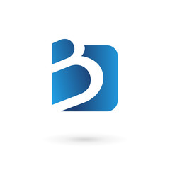 Letter B logo icon design template elements. © arbuzu