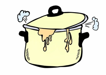 doodle cooking pot