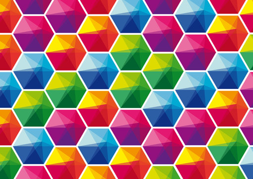 Polygon Retro Wallpaper V1