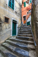 street in Vernazza village