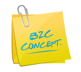 b2c concept post illustration design