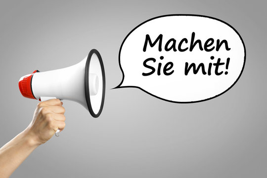 Machen Sie mit!