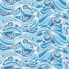 abstract blauw en wit patroon