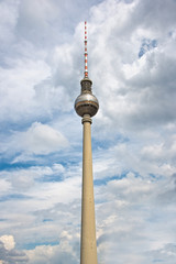 Naklejka premium Berlin TV tower (Fernsehturm), Germany