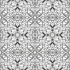 Abstract seamless outline pattern