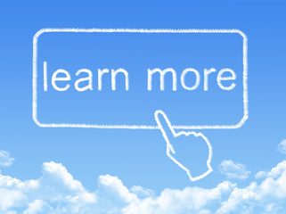 learn more message cloud shape