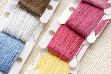 Strand Embroidery floss cards