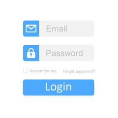 login form