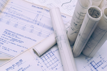 architect blueprints