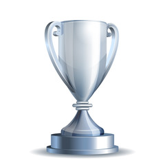 Silver trophy cup