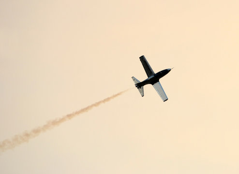 Small Jet Airplane Soaring