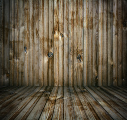 old wooden room