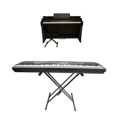 The image of an electronic synthesizer