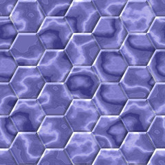 Fototapeta premium Hexacomb tiling seamless generated texture