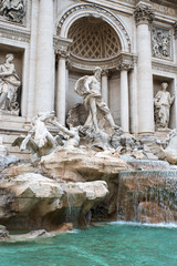 Fototapeta na wymiar Rome, Trevi Fountain