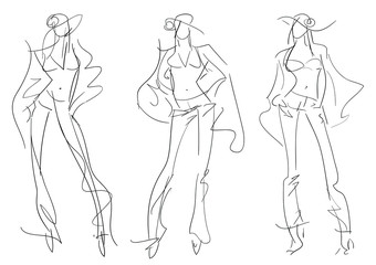 Sketch Fashion Poses