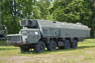 Car of ensuring fighting watch of the strategic Poplar RT-2PM mi