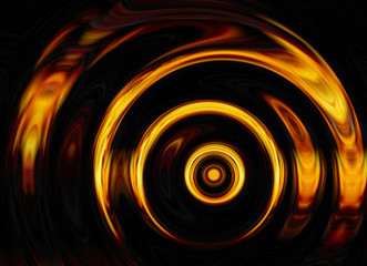 twirl of bright explosion flash on black backgrounds