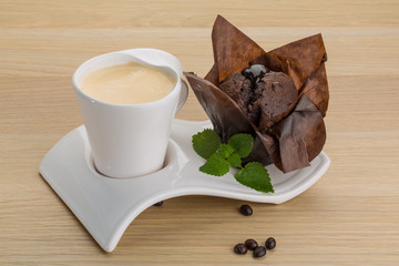 Coffee with muffin