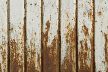 Painted old metal surface