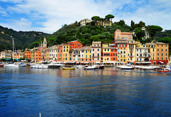 Fototapeta na wymiar City of Portofino, Liguria, Italy