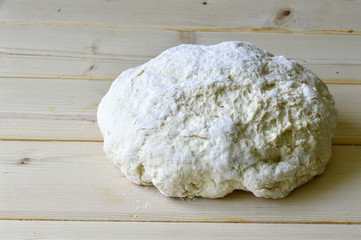Fresh dough.