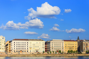 Fototapeta na wymiar Budapest and Danube river panoramic view, Hungary, Europe