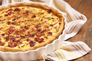 Savory pie with chicken