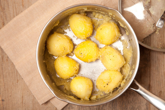 fluf up patatoes