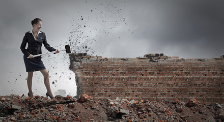 Obraz premium Overcoming challenges