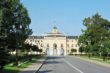 Fototapeta na wymiar Konstantinovsky Palace in Strelna, St. Petersburg. The residence