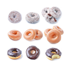 donut  on white background